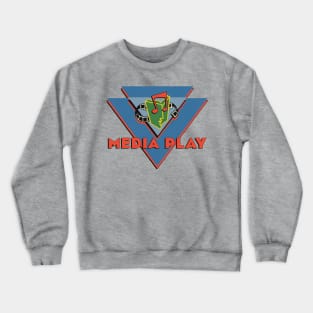 Retro Defunct Media Play Record Store Crewneck Sweatshirt